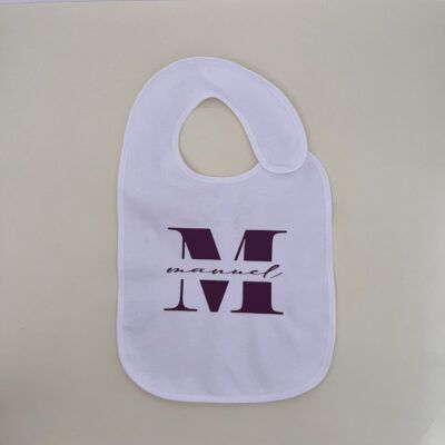 Babero bebe personalizado